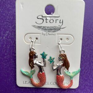 Bundle 3 pairs for $12. Story by Davinci Mermaid Dangle Earrings